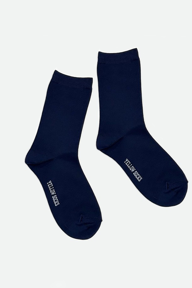 yellow socks - 양말 - COSY SOCKS NAVY 코지 삭스 네이비