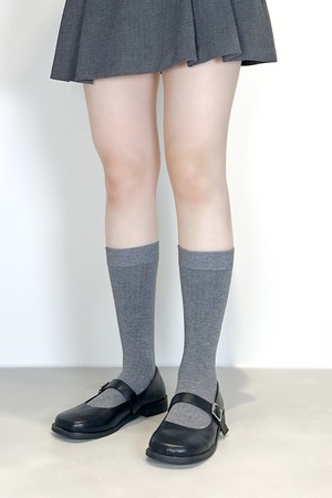 LOOSE SOCKS GOLGI GREY 루즈삭스 골지 그레이