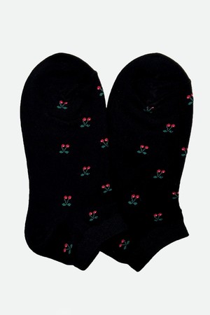 ANKLE SOCKS CHERISH BLACK 앵클삭스 체리쉬 블랙