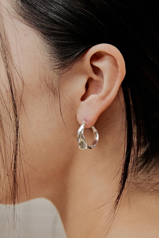 LEHAUL - 귀걸이 - FLOWING WATER EARRING (silver925)