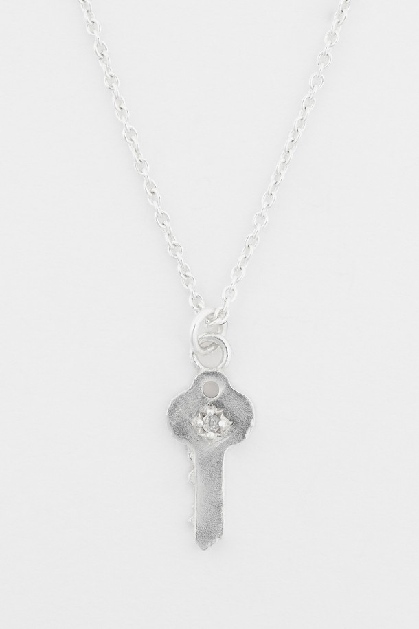 LEHAUL - 목걸이 - LOVE HOTEL NECKLACE(white)(silver925)