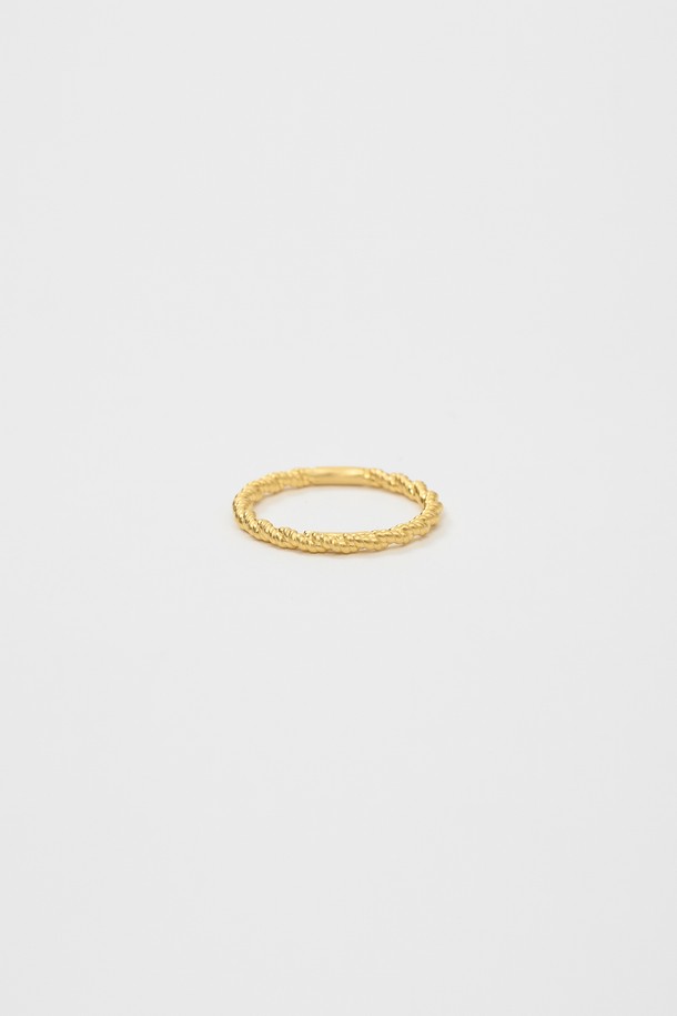 LEHAUL - 반지 - ROPE RING (silver925/18kgold)