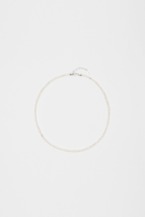 LEHAUL - 목걸이 - FRESHWATER PEARL CHOCKER NECKLACE (담수진주,silver925)