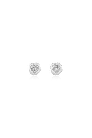 UGLY LOVE EARRING(white)(silver925)