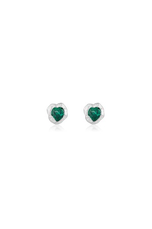 UGLY LOVE EARRING(green)(silver925)