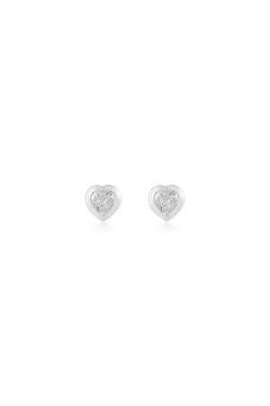 PURE LOVE EARRING(white)(silver925)