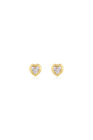 PURE LOVE EARRING(white)(silver925&18k gold plated)