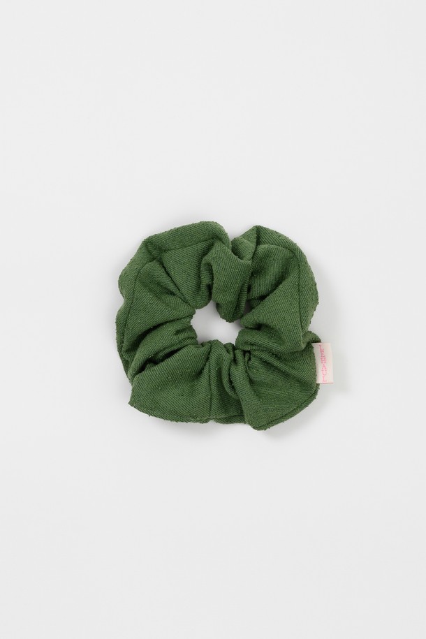 LEHAUL - 헤어 ACC - FINE FLOWER SCRUNCH (GREEN)