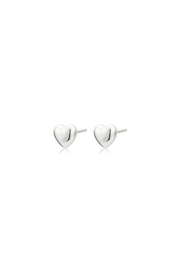 LEHAUL - 귀걸이 - (당일배송) MINI HEART EARRING (silver925)