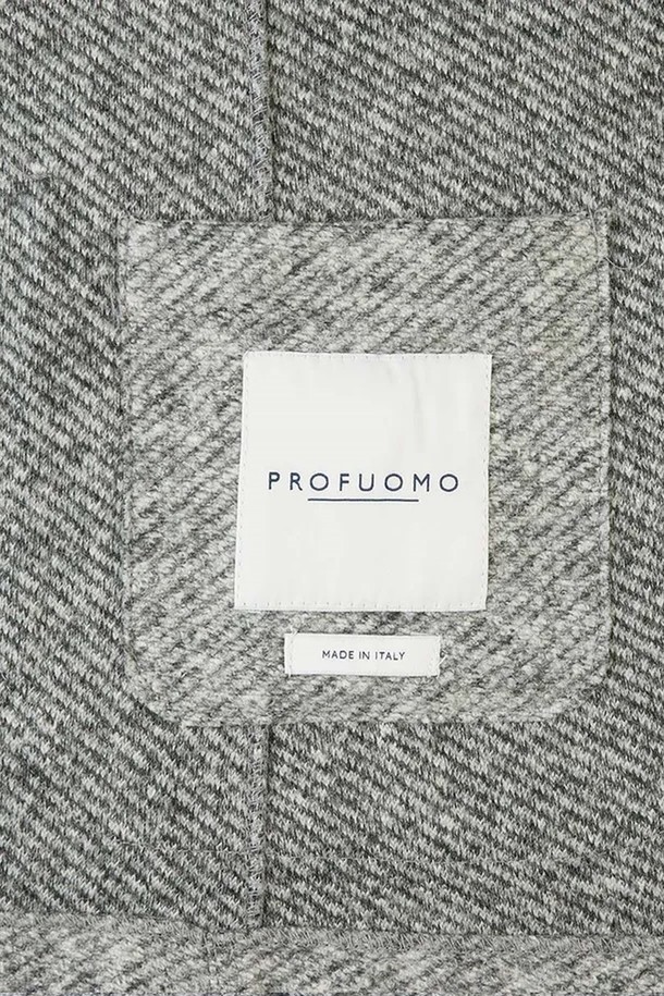 PROFUOMO - 수트/블레이저자켓 - [프로푸워모] 멜란지 니티드 자켓