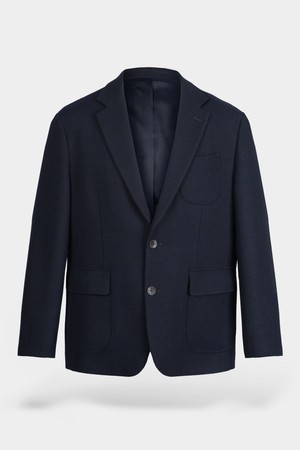 울 블렌드 블레이저 자켓