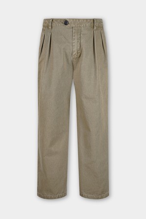 가먼트워싱 트윌 C.L핏 투턱 치노 팬츠