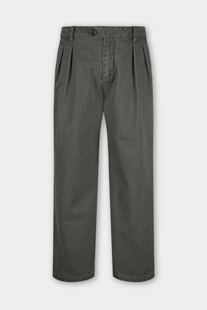 가먼트워싱 트윌 C.L핏 투턱 치노 팬츠