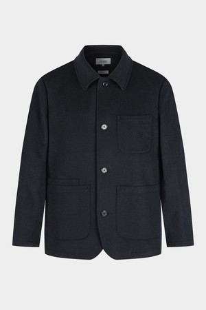 울 블렌드 퀼팅 자켓