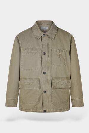 가먼트워싱 트윌 패딩 워크 자켓