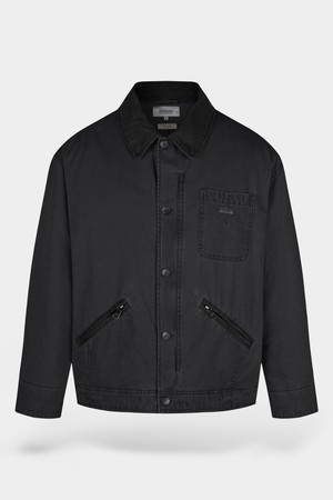 가먼트워싱 트윌 패딩 블루종 자켓