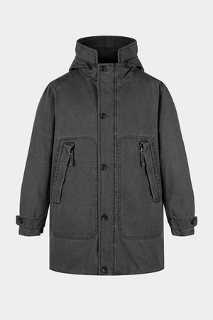 가먼트워싱 덕다운 패딩