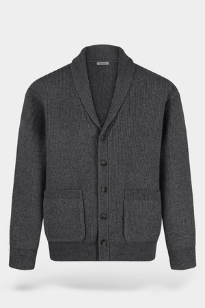 캐시미어 터치 숄 카라 가디건