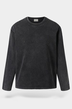 가먼트워싱 로고 롱슬리브 티셔츠