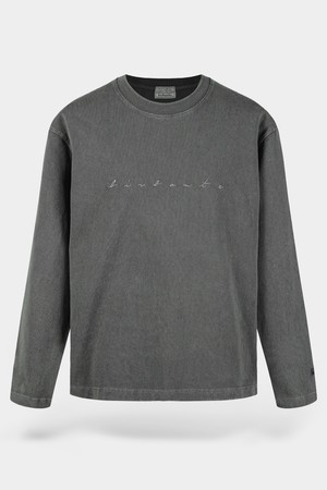 가먼트워싱 로고 롱슬리브 티셔츠