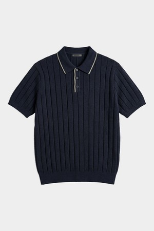 아르테 워셔블 콘트라스트 카라 니트