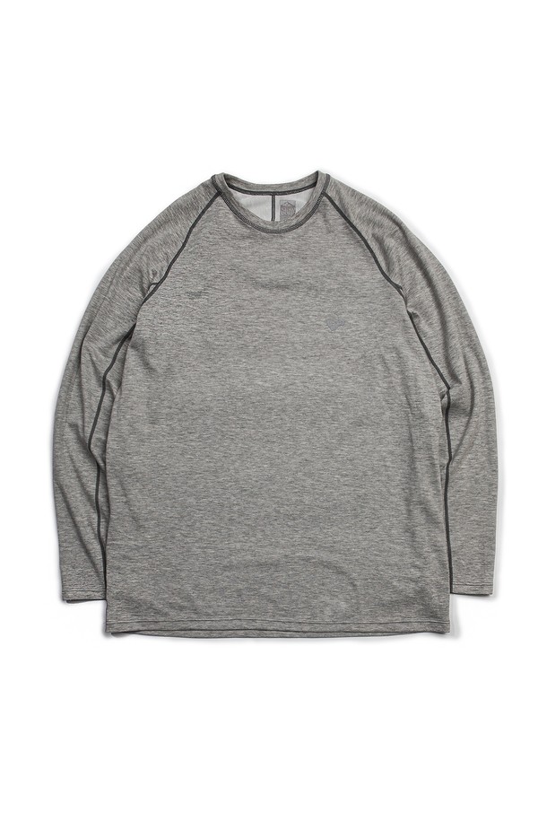 SLOWPOKE - 긴팔티셔츠 - Standard Track Long Sleeve -Melange Grey-