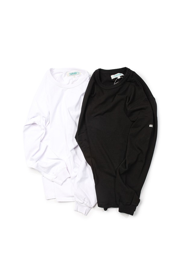 SLOWPOKE - 긴팔티셔츠 - Standard Long Sleeve Type.2 -Black-