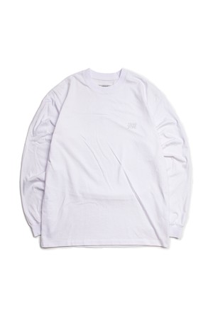 Mountain Logo Long Sleeve -White-