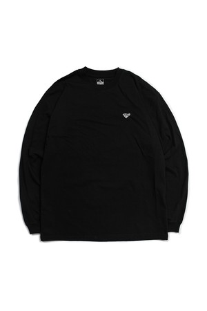 Reflective Logo Loose Fit Long Sleeve -Black-