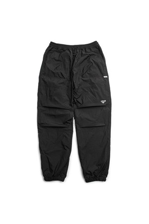 Nylon Ripstop Fatigue Jogger Pants -Black-