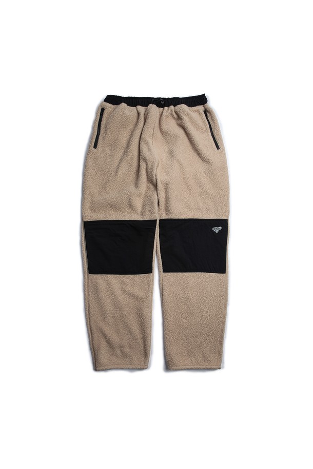 SLOWPOKE - 플리스 - Fleece Jogger Pants -Sand Beige-