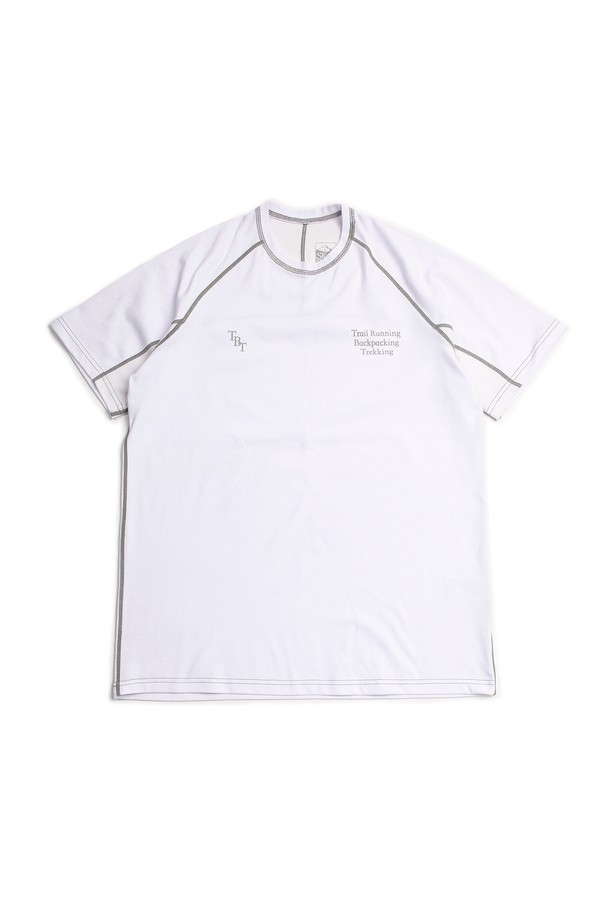 SLOWPOKE - 반팔티셔츠 - Track Short Sleeve -White-