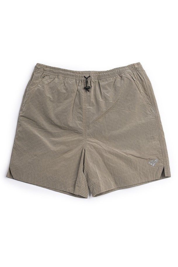 SLOWPOKE - 하프팬츠 - Ripstop Easy Shorts -Sand Beige-