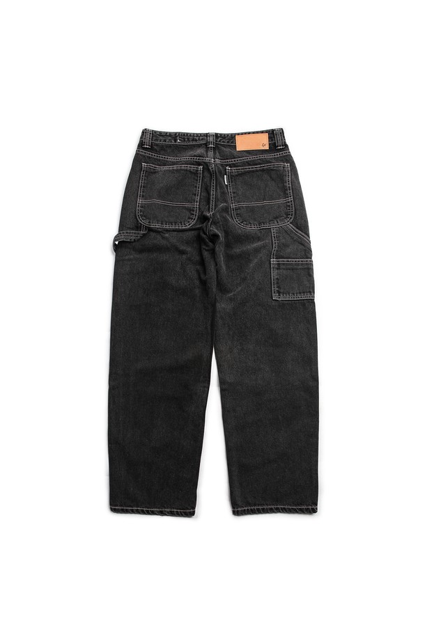 SLOWPOKE - 데님 - Work Denim Pants (Onewash) -Black-