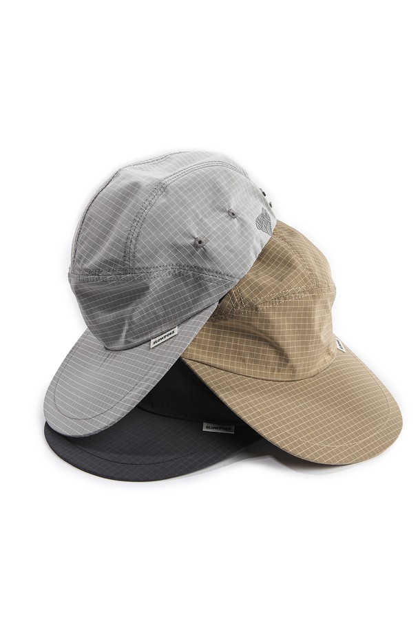 SLOWPOKE - 모자 - Ripstop Sport Camp Cap -Charcoal-