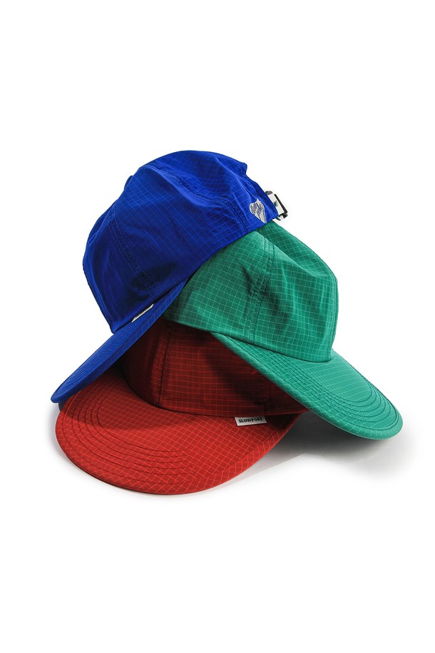 SLOWPOKE - 모자 - Ripstop Long Bill 6-Panel Cap -Royal Blue-