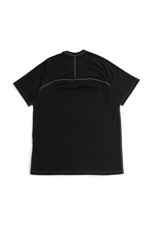 SLOWPOKE - 반팔티셔츠 - Track Short Sleeve -Black-