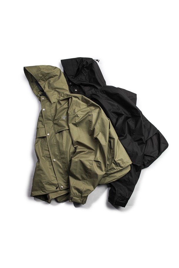 SLOWPOKE - 자켓 - 3L Nylon Ripstop Mountain Jacket (Waterproof) -Black-