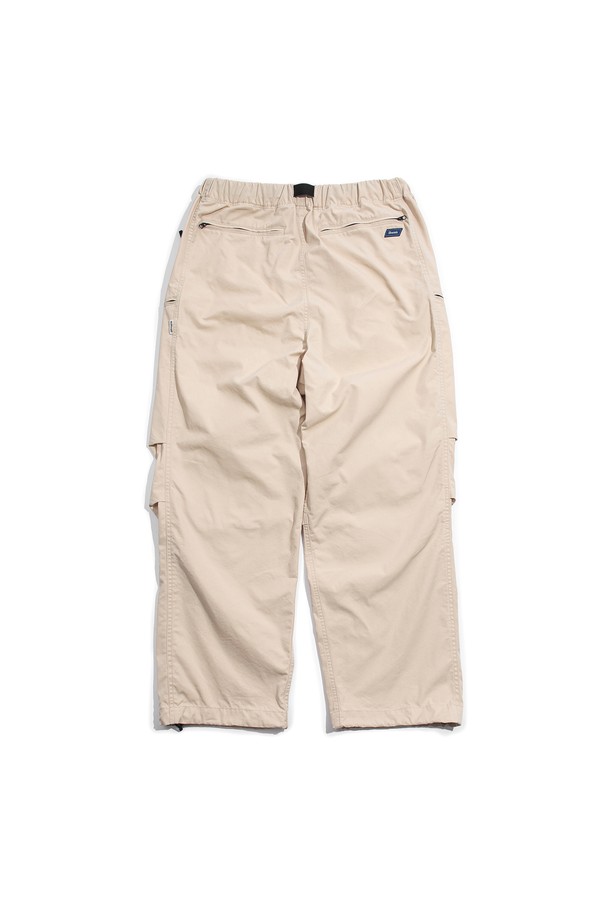 SLOWPOKE - 팬츠 - Wide Utility Pants -Beige-