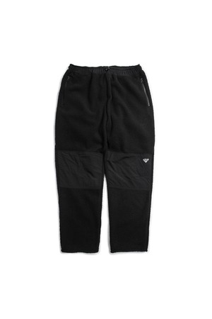 Fleece Jogger Pants -Black-