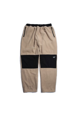 Fleece Jogger Pants -Sand Beige-