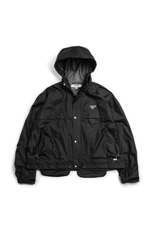 3L Nylon Ripstop Mountain Jacket (Waterproof) -Black-