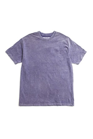 Pigment Dyeing Crewneck -Purple-