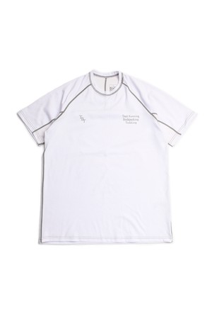 Track Short Sleeve -White-