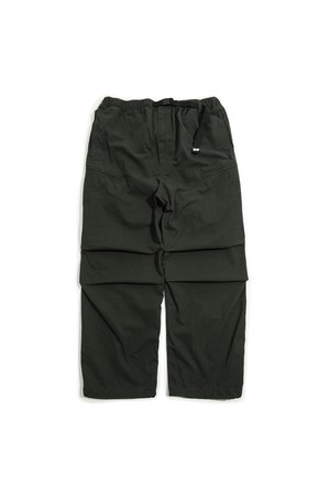 Wide Utility Pants -Charcoal-