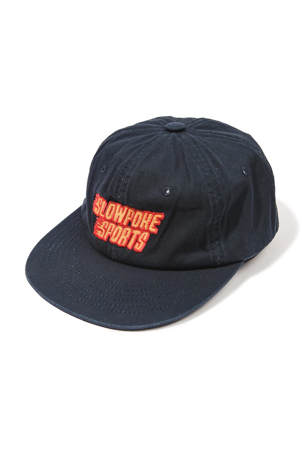 SLOWPOKE - 모자 - Flame Logo 6-Panel Cap -Navy-