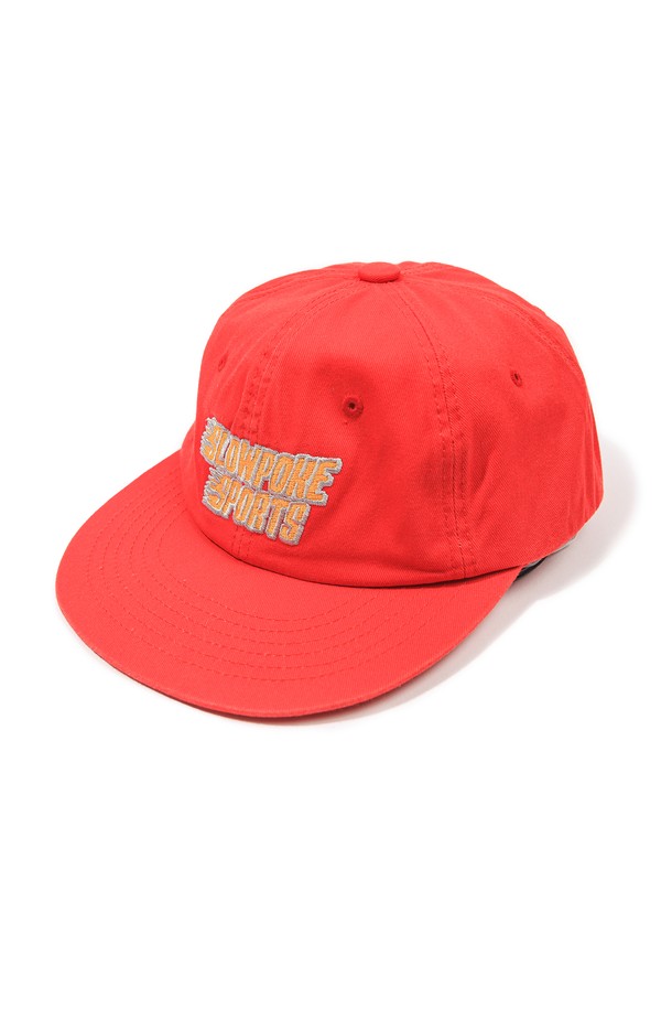 SLOWPOKE - 모자 - Flame Logo 6-Panel Cap -Red-