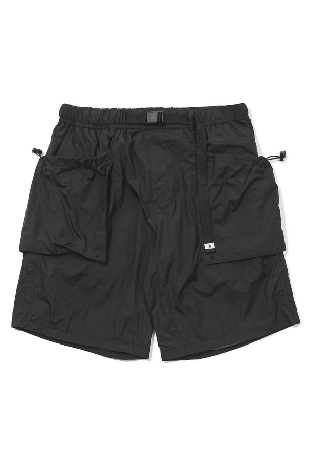 SLOWPOKE - 캐주얼팬츠 - Nylon Cargo Shorts -Black-