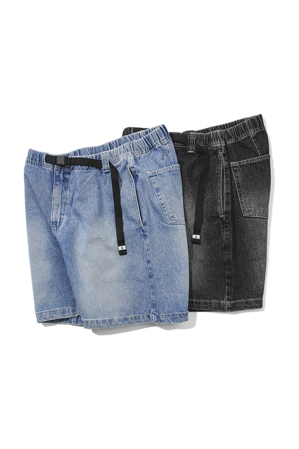 SLOWPOKE - 캐주얼팬츠 - Climbing Shorts (Cone Denim) -Black-