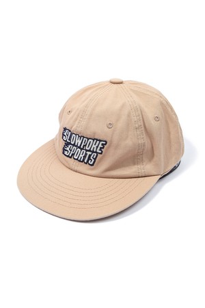 Flame Logo 6-Panel Cap -Beige-